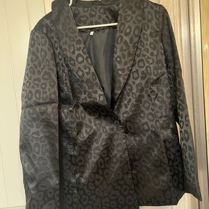 Black Leopard Jacket